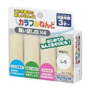 7395 カラフルねんど 白×4