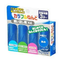 7397 カラフルねんど 青×4
