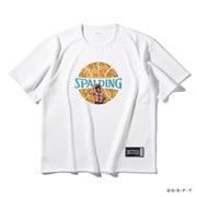 Tシャツ ONE PIECEメラメラの実 ボールプリント ホワイト Lサイズ SMT25102P