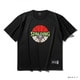 Tシャツ ONE PIECEヒトヒトの実 ボールプリント ブラック Lサイズ SMT25103P