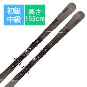 25-26 Newモデル 初級・中級 スキー板「PRIMETIME 22 ABELVR25 BLACK 165cm」+ビンディング「EL 10.0 GW SHIFT BLK/BLK ブレーキ78mm」+プレート「SHIFT X」セット