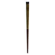 G-90648 [日本製 竹箸 sumiiro 若芽（黄緑色） 23cm 漆塗]