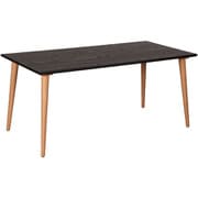 コージー 165x85 ダイニングテーブル T BK 4本脚