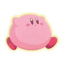 HK-5546735MA 星のカービィ レザー風ステッカー まんぷく