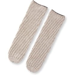 442400 どんな足にもフィットするかかとのない靴下 ベージュ
