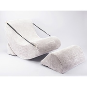 Comfora 1人用ウレタンソファ&オットマンセット Yurari ユラリ アイボリー KG040048AAA