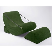Comfora 1人用ウレタンソファ&オットマンセット Yurari ユラリ グリーン KG040048CAA