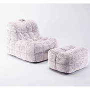Comfora 1人用ウレタンソファ&オットマンセット Moco モコ アイボリー KG040050AAA
