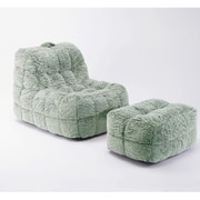 Comfora 1人用ウレタンソファ&オットマンセット Moco モコ グリーン KG040050DAA