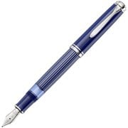限定 スーベレーン M815 メタルストライプ ブルー 万年筆 M(中字) M815 Metal Striped Blue M