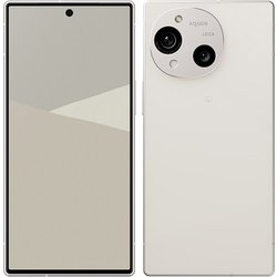 AQUOS R10/6.5インチ/Snapdragon 7＋ Gen 3/RAM 12GB/ROM 512GB/Android 15/SIMフリースマートフォン/カシミヤホワイト SH-M31B-W