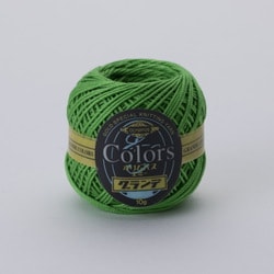 エミーグランデ カラーズ 10g巻 No.229 パロットグリーン [レース糸]