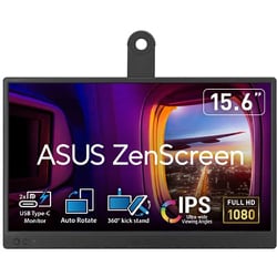 ポータブルモニター/ZenScreen MB169CK/15.6型/フルHD（1920×1080）/IPSパネル/ノングレア/Mini HDMI×1 USB-C×2/360度回転のキックスタンド/国内正規品 MB169CK