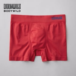 3D-Boxer メッシュ ボクサーパンツ（前とじ） レッド L BWS873AY
