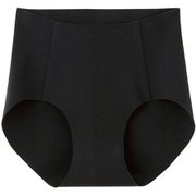 ショーツ 完全無縫製 綿混 肌あたりやさしい パンツ レディース ブラック L KL2071RY