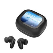 液晶タッチパネル 高音質 Bluetooth 完全ワイヤレスイヤホン Bluetooth Ver5.4 ブラック ABT-AP10 BK
