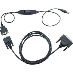 計量・試験・計測用USBコンバータケーブルセット D-Sub25Pオス-USB AXUSB25P