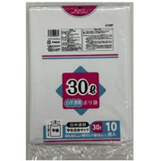 ポリ袋 30L 白半透明 10枚 A122T
