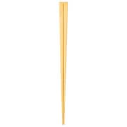 G-90565 [日本製 漆塗 竹箸 京都 清水銘竹 白竹 四角拭漆 朱合 24cm]