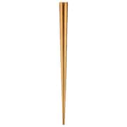 G-90560 [日本製 漆塗 竹箸 京都 清水銘竹 白竹 八角拭漆 黒 24cm]