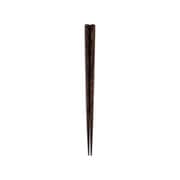 M-20461 [ナチュラルウッド 六角箸 ウェンジ 18cm 日本製 小学校入学～小学校中学年（6歳～10歳）のお子様向け]