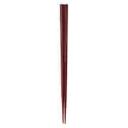 S-96021 [日本製 箸 hanataba 漆 朱×溜 23cm]