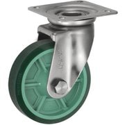 UKAI ステンレス製キャスター 旋回(自在)金具 JAタイプ ウレタンゴム 車輪径150mm PNUAJA-150