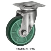 UKAI ステンレス製キャスター 旋回(自在)金具 JAタイプ ウレタンゴム 車輪径100mm PNUDJA-100