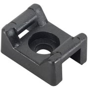 TY-Rap (タイラップ)サドル型マウンティングベース耐候(黒色) タイ幅最大7.6mm 500個入り TC142X