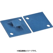 TY-Rap (タイラップ)4方向マウンティングベース金属検知器対応ナイロン(明青色)(大袋) タイ幅最大7.6mm 1000個入り TC347A-NDT