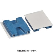 TY-Rap (タイラップ)平型マウンティングベース金属検知器対応ナイロン(明青色)(小袋) タイ幅最大4.8mm 100個入り TC5342A-NDT