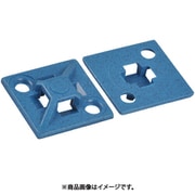 TY-Rap (タイラップ)4方向マウンティングベース金属検知器対応ポリプロピレン(明青色)(小袋) タイ幅最大3.6mm 100個入り TC5344A-PDT