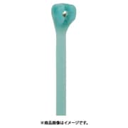 高性能ケーブルタイ(結束バンド) 極限環境対応グレード(青緑色)(小袋) 幅4.3×長さ186mm 100本入り TYZ525M