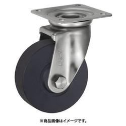 UKAI ステンレス製キャスター 旋回(自在)金具 JAタイプ MCナイロン 車輪径100mm UWAJA-100
