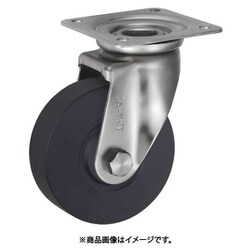 UKAI ステンレス製キャスター 旋回（自在）金具 JAタイプ MCナイロン 車輪径130mm UWAJA-130