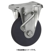 UKAI ステンレス製キャスター ストッパー付固定金具 KABZタイプ MCナイロン 車輪径100mm UWBSDKABZ-100