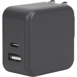 Power Delivery35W対応 USB-C×1ポート、USB-A×1ポート MOT-ACPD35WU1-BK