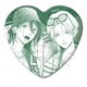 SYNC-KLTHKB-G 恋するリップ・ティント ハート型缶バッジ デザインG