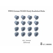 P35-295 1/35 WWII ドイツ タイガーI初期型 転輪ハブ 16個入 [プラモデル用パーツ]