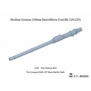 P35-344 1/35 現用 ドイツ レオパルド2A6/A7主力戦車 120mm Rh-120 L/55滑腔砲 砲身 （タミヤ用） [プラモデル用パーツ]