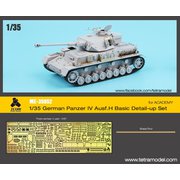 ME3552 1/35 ドイツ陸軍 IV号戦車H型 （AC社）用 エッチングパーツ （ベーシック） [プラモデル用パーツ]
