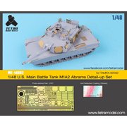 ME4802 1/48 アメリカ陸軍 M1A2 エイブラムス戦車 （T社）用 エッチングパーツ [プラモデル用パーツ]