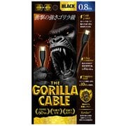 Gorillaケーブル C to C 60W 80cm ジェットブラック TR-CACC08-GOBK