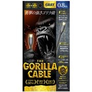Gorillaケーブル C to C 60W 80cm スペースグレー TR-CACC08-GOSG