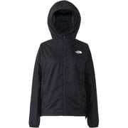 スワローテイルフーディ レディース ウインドブレーカー ブラック（K） Sサイズ NPW72501