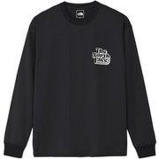 L/S FREE RUN GR CR メンズ ランニングウェア シャツ (K) Sサイズ NT62593