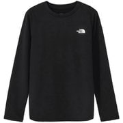 ロングスリーブワンポイントロゴティー レディース カットソー ブラック(K) Lサイズ NTW32587
