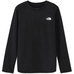 ロングスリーブワンポイントロゴティー レディース カットソー ブラック（K） XLサイズ NTW32587