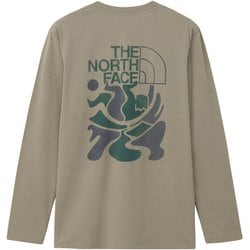 ロングスリーブESクライミングロゴティー メンズ カットソー マッシュルーム(MR) Mサイズ NT82593