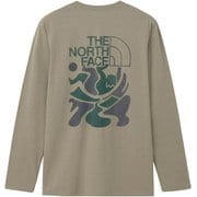 ロングスリーブESクライミングロゴティー メンズ カットソー マッシュルーム（MR） XLサイズ NT82593